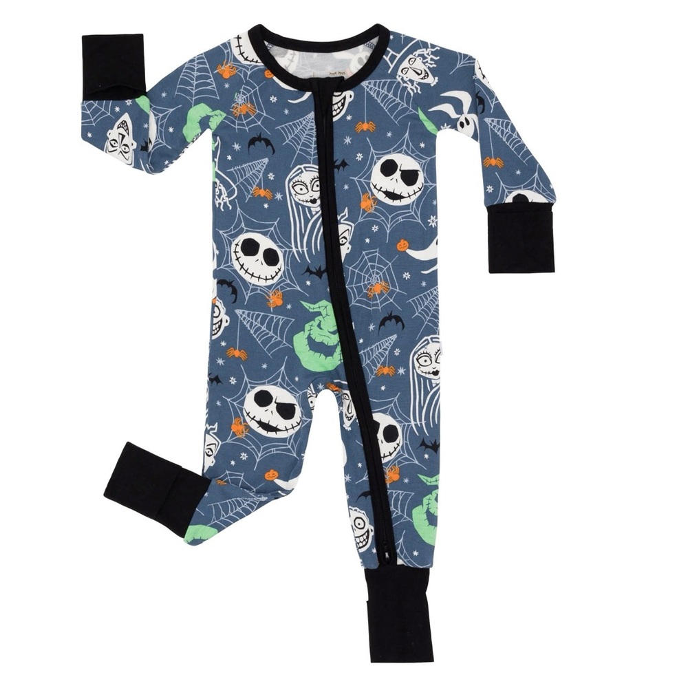 Little Sleepies Nightmare Before Christmas Jack and Crew Zippy 6-12m